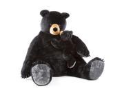 Melissa Doug Black Bear and Cub Plush Animal