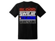 Blood Sweat Tears Wrestling T Shirt