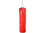 Red Punching Bag With Chains Brand New Boxing Heavy Duty