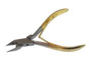 Bdeals 4 Gold Cuticle Manicure Care Cutter Nippers Clipper Stainless Steel