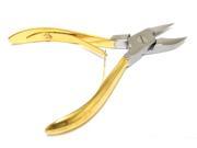 Bdeals 4.5 Heavy Duty Professional Gold Plated Toe Nail Cutter Clippers