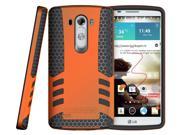 Hyperion Titan 2 piece Premium Hybrid Protective Case Cover for LG Optimus G3 Cell Phone ORANGE