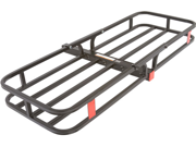 53 Hitched Mounted Steel Cargo Carrier Basket with a 500 lb. Capacity