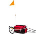 Single Wheel Pull Behind Bicycle Cargo Trailer with Cargo Bag