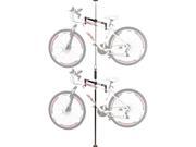 Double Vertical Bicycle Storage Hanger Rack for Garages or Apartments