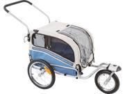 2 in 1 Small Dog Bicycle Trailer and Jogging Stroller
