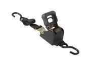 6 Retractable Ratcheting Tie Down Strap with S Hook Ends