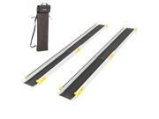 Silver Spring 3 5 ft. Telescoping Wheelchair Track Ramps with Storage Bag