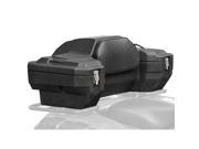 Lockable Hard Sided Rear ATV Storage Box with a Comfortable Padded Backrest