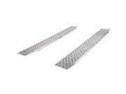 144 x 16 Aluminum 5 000 lb Car Trailer Ramps 24 36 Load Height Pin On