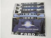 Pick 1 1960 1961 1962 1963 1964 Car Truck Ford License Plate Tag Frame Holder