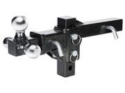 Multiple Height Adjustable Truck Trailer Triple Tri 3 Ball Receiver Hitch Mount