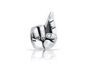 Bling Jewelry 925 Sterling Silver Fingers Crossed Good Luck Charm Bead Pandora Compatible