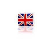 Bling Jewelry Union Jack British Flag Bead Sterling Silver Charm Fits Pandora