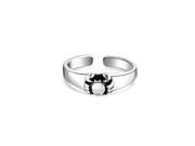 Bling Jewelry Adjustable Nautical Crab Midi Rings Sterling Silver Toe Ring