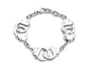 Bling Jewelry Secret Shades Steel Multi Handcuff Bracelet 8.5 in