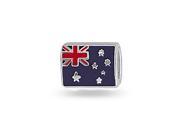 Bling Jewelry Australian Flag 925 Sterling Silver Charm Bead Fits Pandora