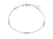 Bling Jewelry Ankle Bracelet Sterling Silver Ball Jewelry Beaded Summer Anklet