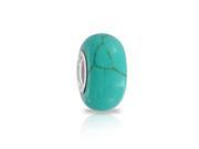 Bling Jewelry 925 Sterling Silver Reconstituted Turquoise Bead Pandora Compatible