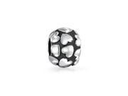 Bling Jewelry 925 Sterling Silver Love Hearts Bead Fits Pandora Charms