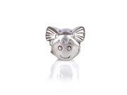Bling Jewelry 925 Sterling Silver Girl Face Charm Bead Pandora Compatible