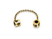 Bling Jewelry Gold Plated 925 Sterling Silver Safety Chain Bead Fits Pandora