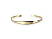 Bling Jewelry Gold Plated Silver Thin Adjustable Stackable Bangle Bracelet