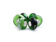 Bling Jewelry Simulated Emerald Murano Glass Bead Bundle Sets Sterling Fits Pandora