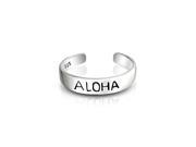 Bling Jewelry Adjustable Mid Knuckle Ring Silver Hawaii Aloha Toe Rings