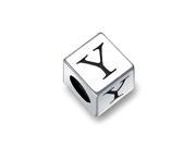 Bling Jewelry 925 Sterling Silver Block Letter Y Initial