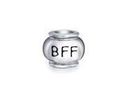 Bling Jewelry 925 Sterling Silver Best Friends Forever Message Bead Fits Pandora Charm