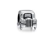 Bling Jewelry .925 Sterling Silver Jeep Car Bead CZ Headlights Fits Pandora Charms
