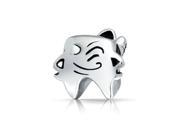 Bling Jewelry Dentist Winking Tooth Sterling Silver Charm Bead Fits Pandora