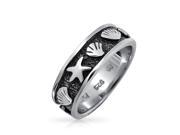 Bling Jewelry Sterling Silver Nautical Sea Life Ring