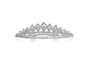 Bling Jewelry Prom Homecoming Queen Rhinestone Bridal Tiara Silver Plated