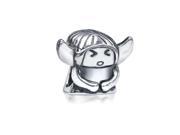 Bling Jewelry 925 Sterling Silver Guardian Angel Inspirational Bead