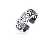 Bling Jewelry Sterling Silver Toe Rings Filigree Cutout X Mid Finger Ring