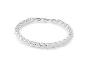 Bling Jewelry Silver Bali Style 180 Gauge Wheat Chain Mens Bracelet 8in