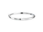 Bling Jewelry 925 Sterling Silver Thin Polished Stackable Bangle Bracelet
