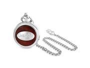 Bling Jewelry Antique Style Grandpa Grandfather Mens Pocket Watch Rhodium Plated