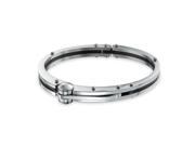 Bling Jewelry Secret Shades Obsession Carbon Steel Handcuff Bracelet
