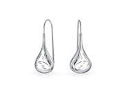 Bling Jewelry 925 Sterling Silver Etched Teardrop Dangle Earrings Bling Jewelry 925 Sterling Silver Etched Teardrop Dangle Earrings