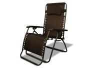 Caravan Canopy Dark Brown Oversized Zero Gravity Chair