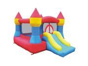 KidWise Square shaped Castle and Slide Inflatable Large Bounce House