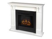Real Flame Ashley Indoor Electric Fireplace in White 7100E W