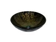 Abstract Glass Bowl Vessel Bathroom Sink