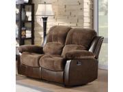 TRIBECCA HOME Coleford Coffee Double Reclining Loveseat