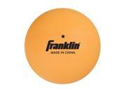 Franklin 40mm 1 Star Orange 144ct TT Balls