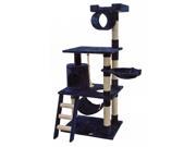 Go Pet Club Blue 62 inch High Cat Tree Furniture