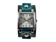 Nemesis Women s Square Dial Leather Band Watch